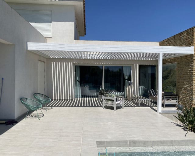 Pergola sur mesure aluminium