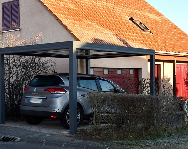 Carport anthracite