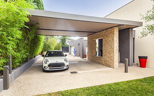 Carport en aluminium Var Pose Alu