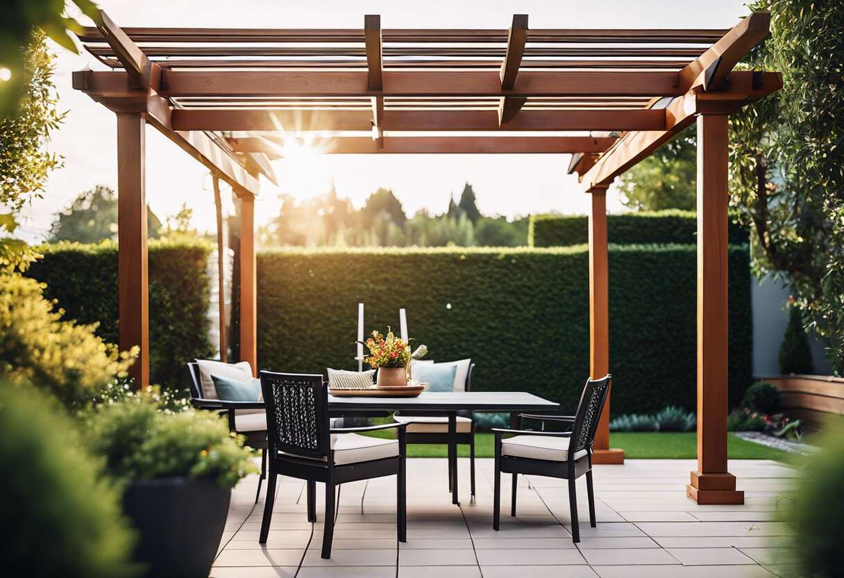 Couleur de sa pergola : harmoniser avec l'extérieur de la maison