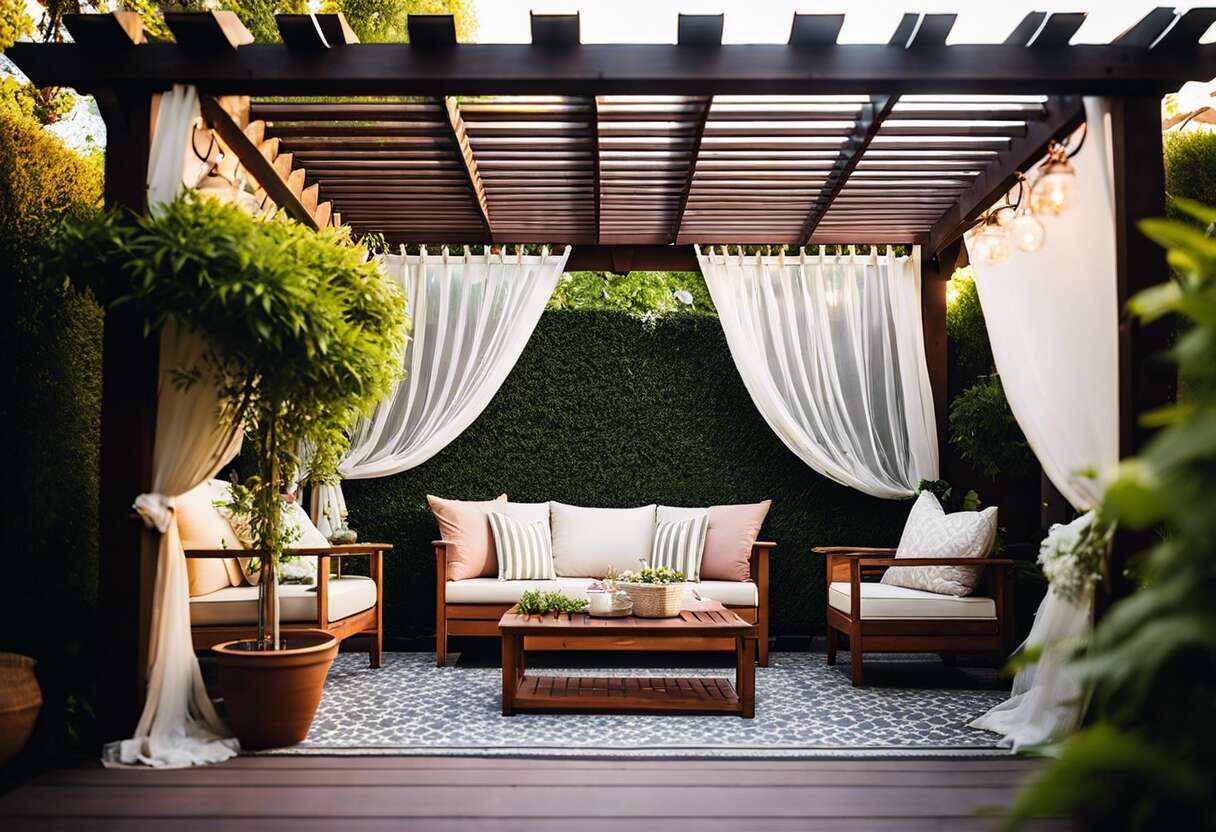 Pergolas et intimité : solutions pour se protéger des regards