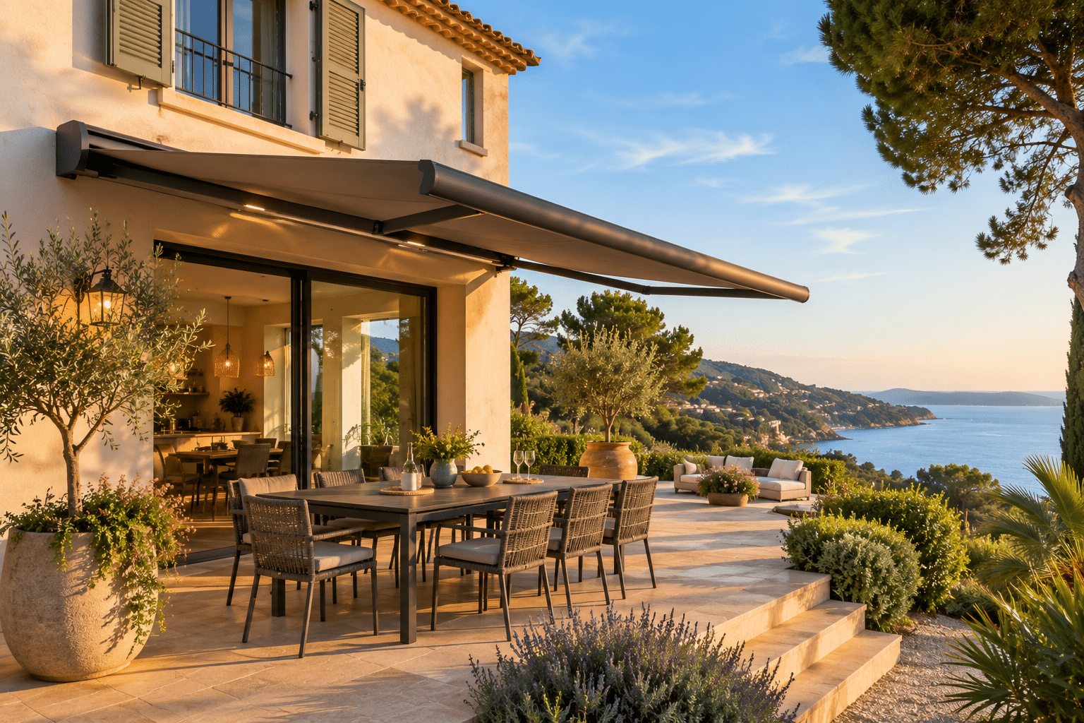 Auvent aluminium sur mesure terrasse Var Pose Alu