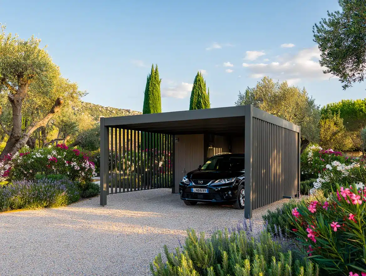 Carport aluminium — Six-Fours-les-Plages