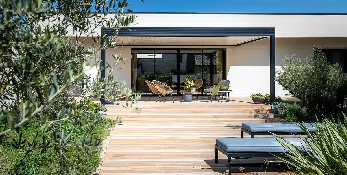 Pergola à lames rétractables — Ollioules