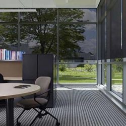 Stores intÃ©rieurs en toile anthracite